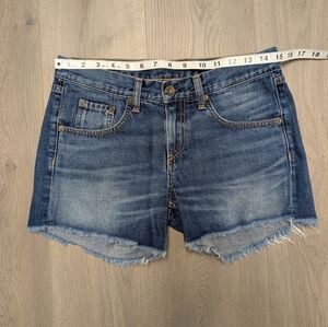 rag & bone Distressed Blue Jean Shorts Size 24